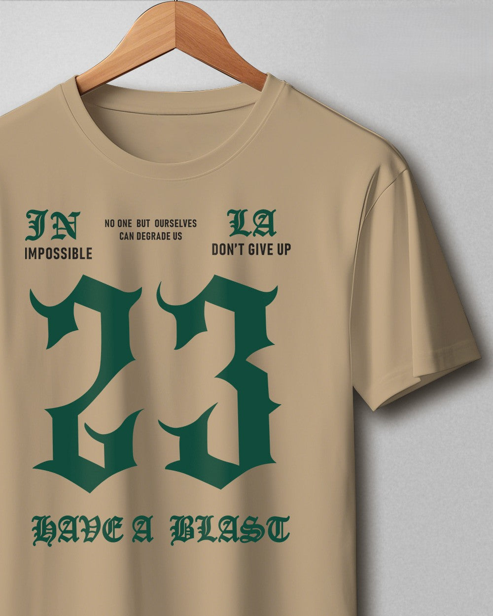 23 Impossible Beige Regular T Shirt